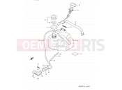 SUZUKI AD50 M (1991) Address 23A - FUEL TANK (E06,P09,E94)