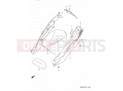SUZUKI AD50 M (1991) Address 26 - FRAME COVER (MODEL L E41)
