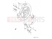 SUZUKI AD50 M (1991) Address 31A - FRONT WHEEL (MODEL K E06)