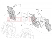 MOTOGUZZI V85 TT 850 (CDN, USA) Front brake caliper