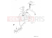 SUZUKI AD50W M (1991) Address 23 - FUEL TANK (E41)