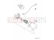 SUZUKI AD50W M (1991) Address 13 - STARTING MOTOR