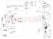 MOTOGUZZI V7 Stone 850 SPECIAL EDITION (AU, HK, JP, KR, MY, PH, SG, TH, TW, ZC) Rear electrical system
