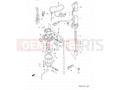SUZUKI AD50WF M (1991) Address 5 - CARBURETOR (MODEL L E41 ~E.NO.211604)
