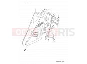 SUZUKI AD50WF M (1991) Address 27C - FRONT LEG SHIELD (MODEL R E41,E94,P09)
