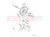 SUZUKI AD50WF M (1991) Address 31 - FRONT WHEEL (MODEL L/M E41)