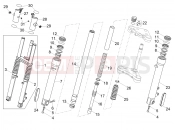 MOTOGUZZI V7 PALACE GUCCI (CND, USA) Front fork Kaifa