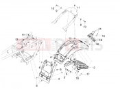 MOTOGUZZI V7 PALACE GUCCI (CND, USA) Rear mudguard