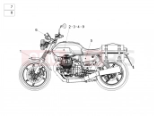 MOTOGUZZI V7 PALACE GUCCI (EU, GSO) Decal