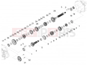 MOTOGUZZI V7 PALACE GUCCI (EU, GSO) Gear box - Gear assembly