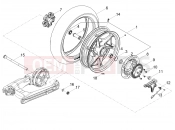 MOTOGUZZI V7 PALACE GUCCI (EU, GSO) Rear wheel