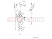 SUZUKI AD60 M (1991) Address 5B - CARBURETOR (MODEL L E41/MODEL K E06 E.NO.211605~)