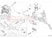 DUCATI Hypermotard 698 Mono Rear brake system