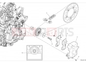 DUCATI Hypermotard 698 Mono Front sprocket & chain