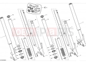 DUCATI 2024 Hypermotard 950 RVE Front fork