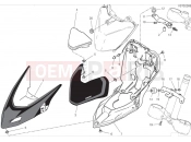 DUCATI 2024 Hypermotard 950 RVE Headlight cowling