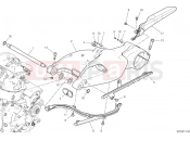 DUCATI 2024 Hypermotard 950 RVE Rear swingarm