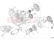 DUCATI 2024 Hypermotard 950 RVE Electric starting & ignition