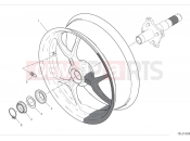 DUCATI 2024 Hypermotard 950 RVE Rear wheel