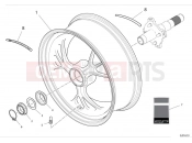 DUCATI 2024 Hypermotard 950 SP Rear wheel