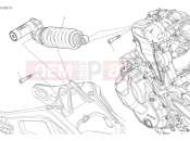 DUCATI Monster 30° Anniversario Rear shock absorber
