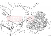 DUCATI Monster 30° Anniversario Cooling circuit