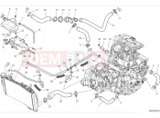 DUCATI Monster Plus Cooling circuit