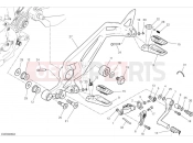 DUCATI Monster Plus Left footrests & gear shift pedal