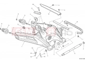 DUCATI 2024 Scrambler Nightshift Rear swingarm