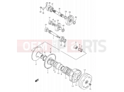 SUZUKI AE50 L (1990) Sepia (E28) 11 - TRANSMISSION (2)(%E.NO.A129-153740)