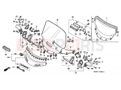 HONDA GL1500SEY E / MKH 2000 F-40-1 WIND SCREEN (GL1500SE)