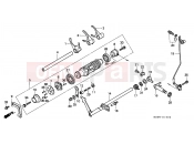 HONDA GL1500SEY E / MKH 2000 E-19 SHIFT DRUM/SHIFT FORK