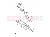 YAMAHA YZF-R6 YZF-R6S YZF-R6R YZF-R6 (5SL7) 2003 CRANKSHAFT & PISTON