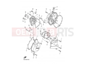 YAMAHA YZF-R6 YZF-R6S YZF-R6R YZF-R6 (5SL7) 2003 CRANKCASE COVER 1