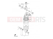 YAMAHA YZF-R6 YZF-R6S YZF-R6R YZF-R6 (5SL7) 2003 REAR SUSPENSION