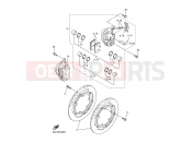 YAMAHA YZF-R6 YZF-R6S YZF-R6R YZF-R6 (5SL7) 2003 FRONT BRAKE CALIPER