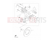 YAMAHA YZF-R6 YZF-R6S YZF-R6R YZF-R6 (5SL7) 2003 REAR BRAKE CALIPER