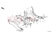HONDA Forza 750 (NSS750R) 2024 F-24 SIDE PANEL/CENTER COVER