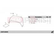 HONDA Forza 750 (NSS750R) 2024 L82-23-03 KIT,PANEL TOP BOX(PAINT) *PB417M*