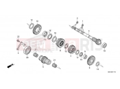 HONDA Forza 750 (NSS750R) 2024 E-17-10 TRANSMISSION (MAINSHAFT)