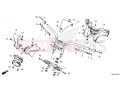 HONDA Forza 750 (NSS750R) 2024 F-7 HANDLE PIPE/TOP BRIDGE/HANDLE COVER