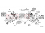 HONDA Forza 750 (NSS750R) 2024 F-49 CAUTION LABEL