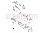 SUZUKI AE50 M (1991) Sepia (E28) 11A - TRANSMISSION (2)(E.NO.A129-153741%)