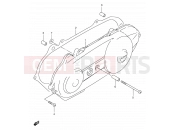 SUZUKI AE50 M (1991) Sepia (E01,E02,E04,E21,P37) 3 - CRANKCASE LH COVER