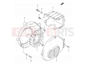 SUZUKI AE50 M (1991) Sepia (E01,E02,E04,E21,P37) 9 - COOLING FAN