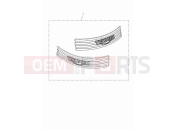 TRIUMPH Bonneville T100 Tank badge kit, black bar
