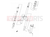 SUZUKI AE50 M (1991) Sepia (E01,E02,E04,E21,P37) 36 - FRONT FORK (AE50L/M/N/P)