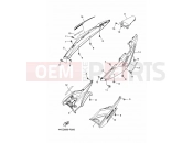 YAMAHA YS 250 FAZER YS250 FAZER (44CD) 2015 SIDE COVER