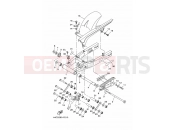 YAMAHA YS 250 FAZER YS250 FAZER (44CD) 2015 REAR ARM