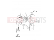 YAMAHA YFM 450 Kodiak YFM450FWAN YFM450FAT KODIAK 450 4WD SPECIAL (1D98) 2005 HANDLE SWITCH & LEVER